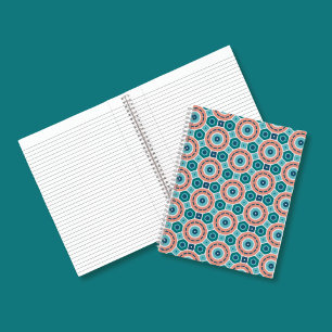 Mittelmeer Summer Vibes Geometric Muster Notizbuch