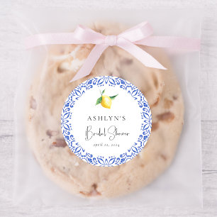 Mittelmeer Tiles Lemon Brautparty Sticker