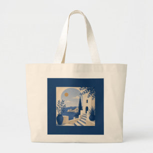 Mittelmeer-Villa-Szene Elegante Tasche
