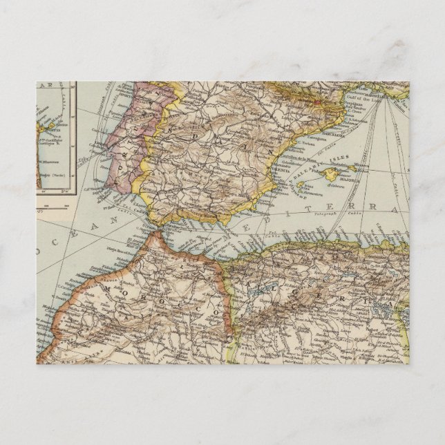 Mittelmeer W Postkarte (Vorderseite)