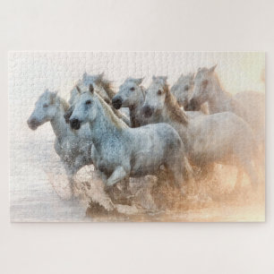 Mittelmeer-Wasser bei Sonnenaufgang Puzzle