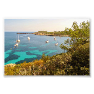 Mittelmeer & Yachten, Portinatx, Ibiza Fotodruck