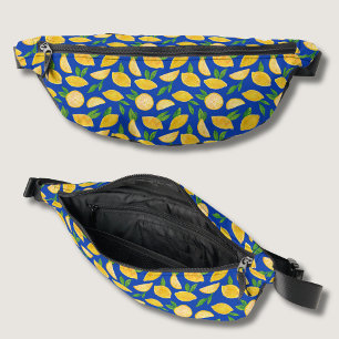 Mittelmeer-Zitronen-Muster Bauchtasche