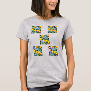 Mittelmeer-Zitronenfliese T-Shirt