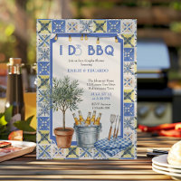 Mittelmeerfliesen I Do BBQ Paare Brautparty
