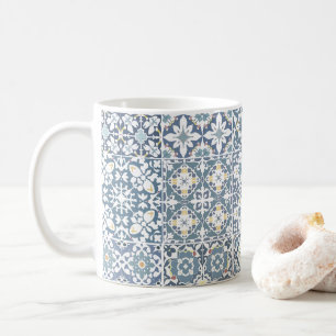 Mittelmeerfliesen, marokkanisch, Majolika, Azulejo Kaffeetasse