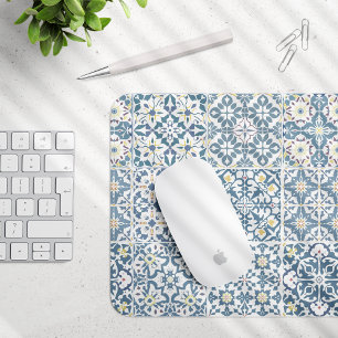 Mittelmeerfliesen, marokkanisch, Majolika, Azulejo Mousepad