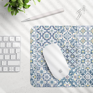 Mittelmeerfliesen, marokkanisch, Majolika, Azulejo Mousepad