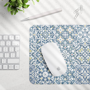 Mittelmeerfliesen, marokkanisch, Majolika, Azulejo Mousepad