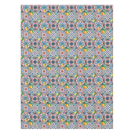 Mittelmeerfliesen,Mosaik,Zitrone,Sommerkunst Tischdecke