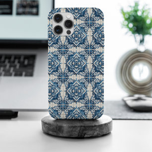 Mittelmeerfliesen, Portugiesisch, Azulejo, Majolik iPhone 15 Pro Max Hülle