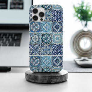 Mittelmeerfliesen, Portugiesisch, Azulejo, Majolik iPhone 15 Pro Max Hülle