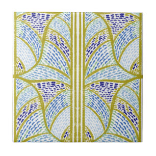 Mittelmeerklima Green & Blue Mosaik Muster Fliese