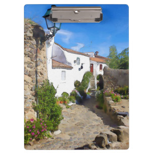 Mittelmeerkollektordorf Klemmbrett