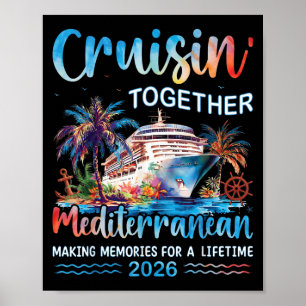 Mittelmeerkreuzfahrt 2026 Familienurlaub Kreuzfahr Poster