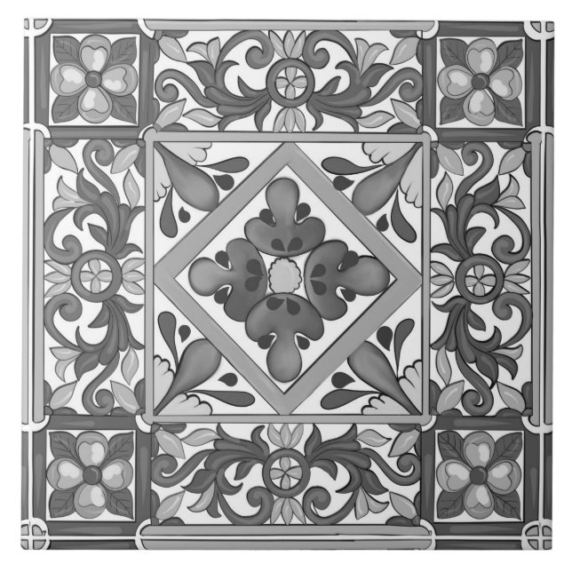 Mittelmeerküste Fliese (Vorderseite)