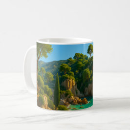 Mittelmeerküste Kaffeetasse