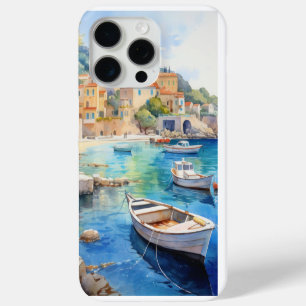 Mittelmeerküstendorf mit Booten - Küste Case-Mate iPhone Hülle