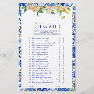 Mittelmeerlemon Brautparty Ratess Wer spielt