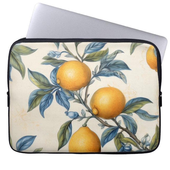 Mittelmeerlemon Grove Laptopschutzhülle (Vorderseite)