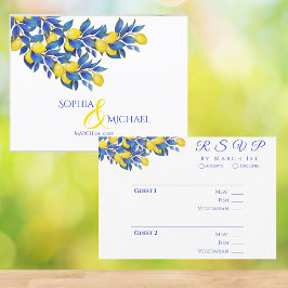 Mittelmeerlemonen-UAWG-Hochzeit- RSVP Karte