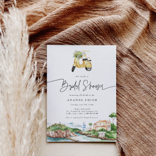 Mittelmeerraum Italien Positano Lemon Brautparty Einladung