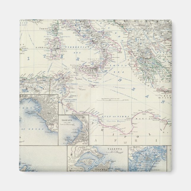 Mittelmeerraum Magnet (Vorne)