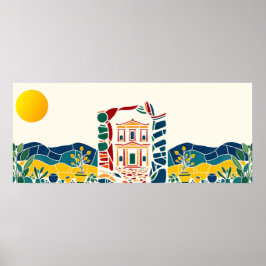 Mittelmeerraum Poster