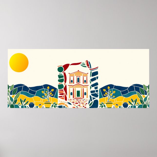 Mittelmeerraum Poster (Vorne)