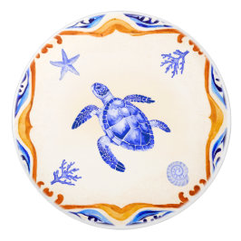 Mittelmeerschildkröte Keramikknauf