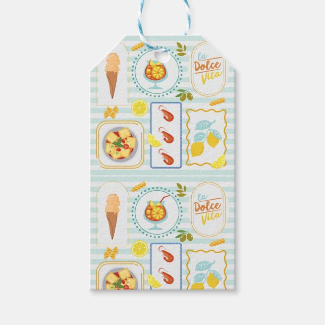 Mittelmeersommervibes Geschenkanhänger (Vorderseite)