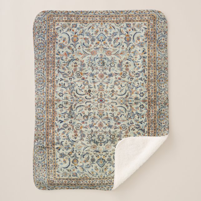 Mittelpersisch-Massivcreme Sherpadecke (Vorderseite)