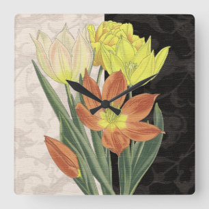 Mittelpunkt II Quadratische Wanduhr