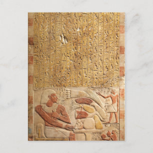 Mittelreich Altes Ägypten Hieroglyphics Postkarte