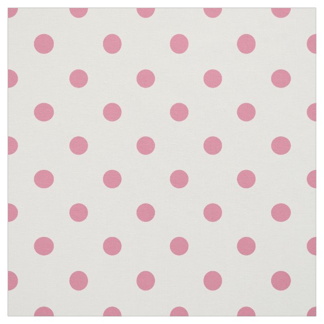 Mittelrosa Polka Dots Stoff (Muster)