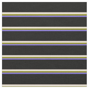 Mittelschiefer Blau, Grün, Bisken und Schwarze Lin Stoff