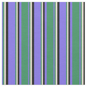 Mittelschiefer Blau, Meeresgrün, Bisken und Schwar Stoff