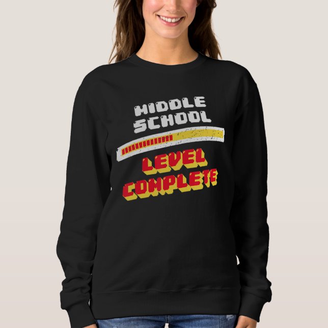 Mittelschüler Abschluss 8. Klasse Abschluss Sweatshirt (Vorderseite)