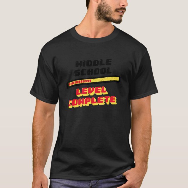 Mittelschüler Abschluss 8. Klasse Abschluss T-Shirt (Vorderseite)