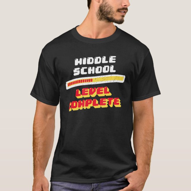 Mittelschüler Abschluss 8. Klasse Abschluss T-Shirt (Vorderseite)