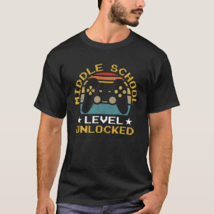 Mittelschüler-Ebene frei für Schulspieler T-Shirt