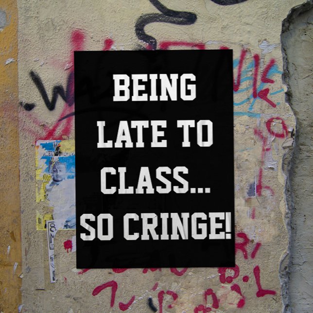 Mittelschulische Klassendekoration Slang-Klasse Poster (Von Creator hochgeladen)