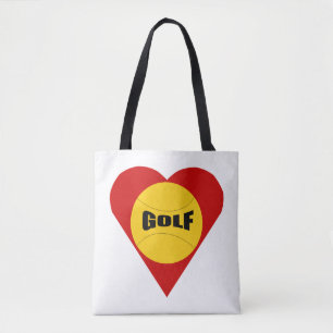 Mittelschulterbeutel LIEBE GOLF