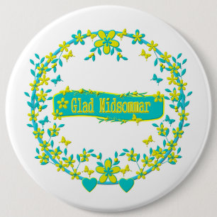 Mittelsommer-Symbol Button