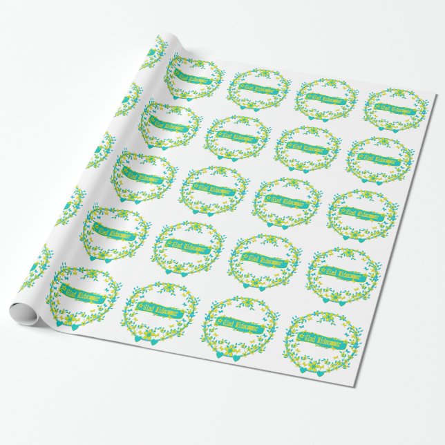 Mittelsommer-Symbol Geschenkpapier (Ungerollt)