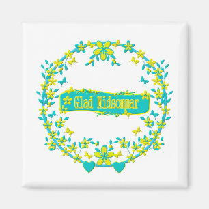 Mittelsommer-Symbol Magnet