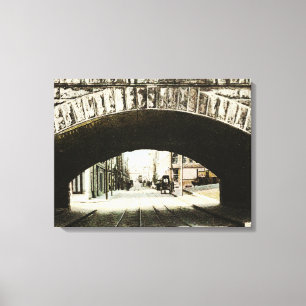 Mittelstraße (Brockton) Leinwanddruck