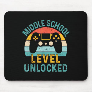 Mittelstufe freigeschaltetes Videospiel Zurück zur Mousepad