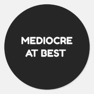 Mittelwert zu bestem Preis Runder Aufkleber