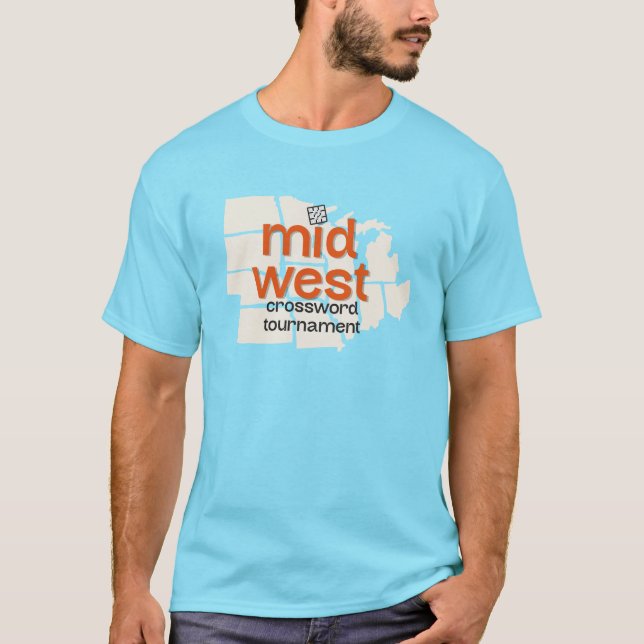 Mittelwest-Kreuzworträtsel-T-Shirt T-Shirt (Vorderseite)